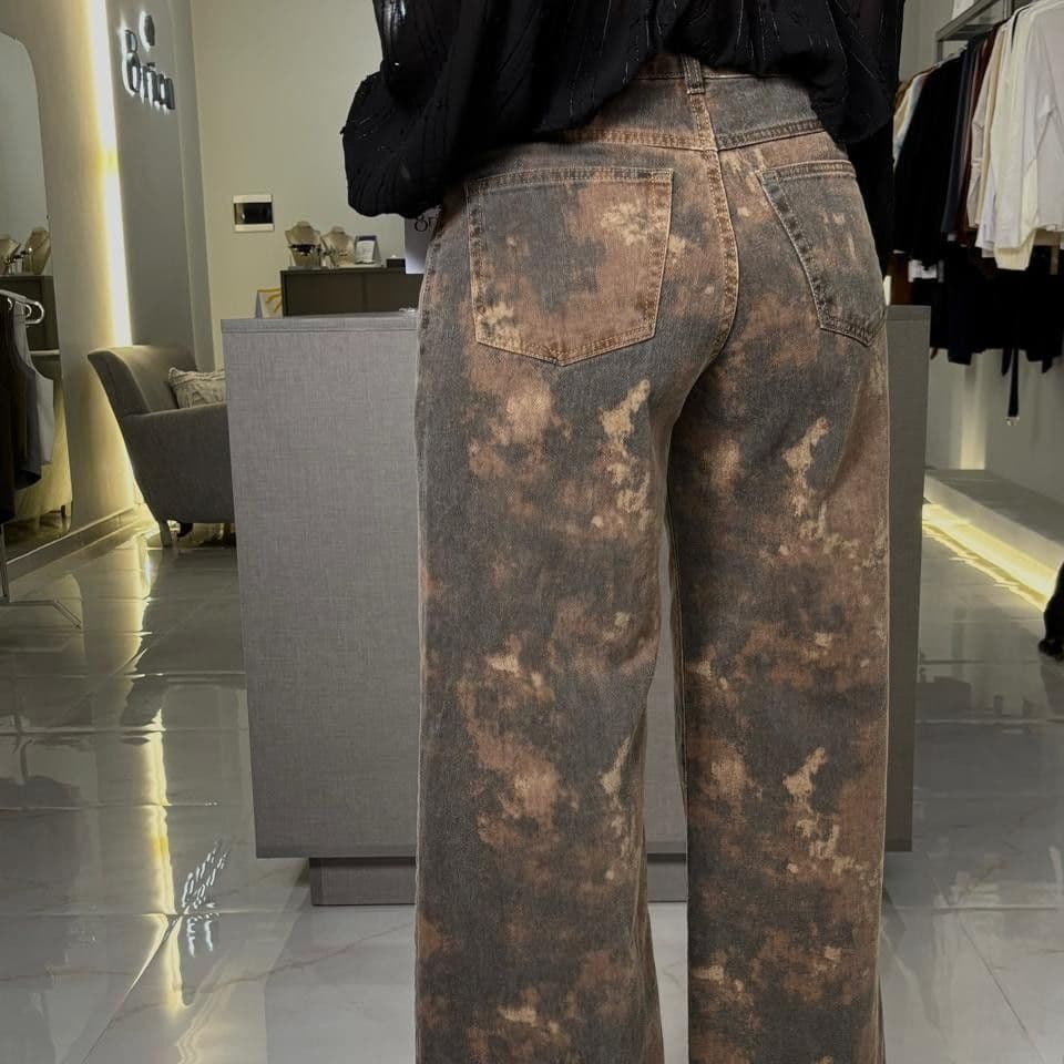 WIDE LEG BATIK NUBE CHOCO