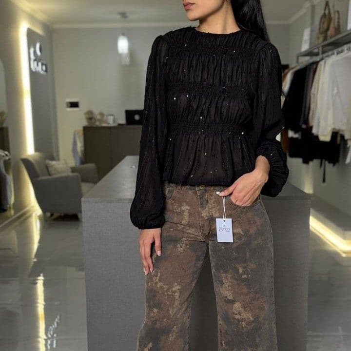 WIDE LEG BATIK NUBE CHOCO