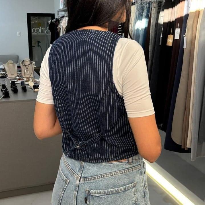 chaleco denim
